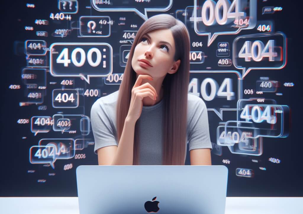 Confruntarea cu o pagină de eroare 404